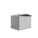 category Biohort | Berging Panorama Gr. P3 | Enkele Deur | Zilver-Metallic 259918-01